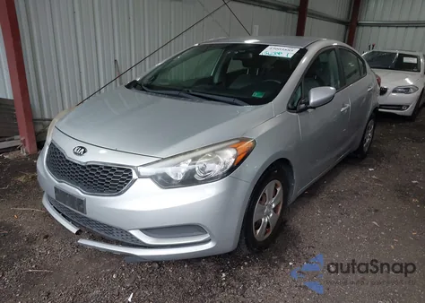 2016 Kia Forte Lx из США, поврежденный, VIN KNAFK4A63G5510092